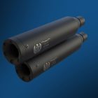 Colt terminal de escape – Negro 100 mm