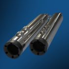 Colt terminal de escape – Negro 100 mm