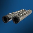 Colt terminal de escape – Negro 100 mm