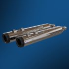 Radius terminal de escape – Negro 84 mm