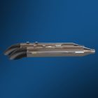 Turn Out Auspuff-Endkappe – Schwarz 100 mm