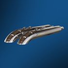 Turn Out Auspuff-Endkappe – Poliert 100 mm