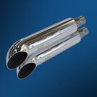 Turn Out Auspuff-Endkappe – Poliert 100 mm