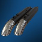 Turn Out Auspuff-Endkappe – Poliert 100 mm