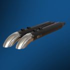 Turn Out terminal de escape – Pulido 84 mm