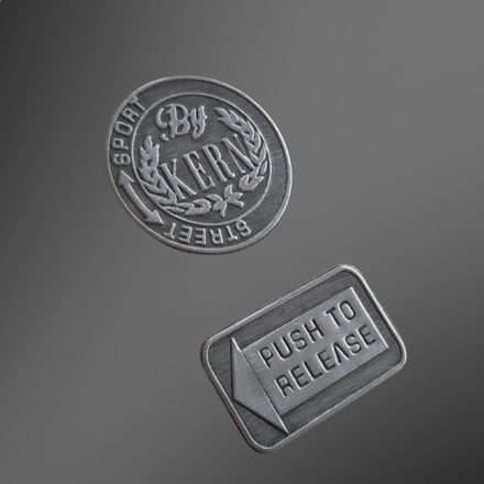 Tone switch metal label