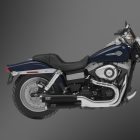 Dyna 2010-2017 Rock exhaust for Harley-Davidson - Black – FB