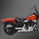 Softail 2007-2017/2 escape Rock para Harley-Davidson – Negro - DLX