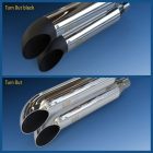 Touring 1999-2008 Premium Auspuff für Harley-Davidson - Poliert