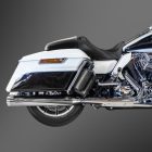 Touring 2009-2016 Rock exhaust for Harley-Davidson - Polished