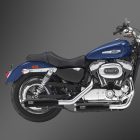 Sportster (1200) 2004-2013 Rock exhaust for Harley-Davidson - Black