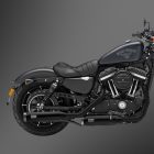 Sportster (883) 2004-2013 Rock exhaust for Harley-Davidson - Black